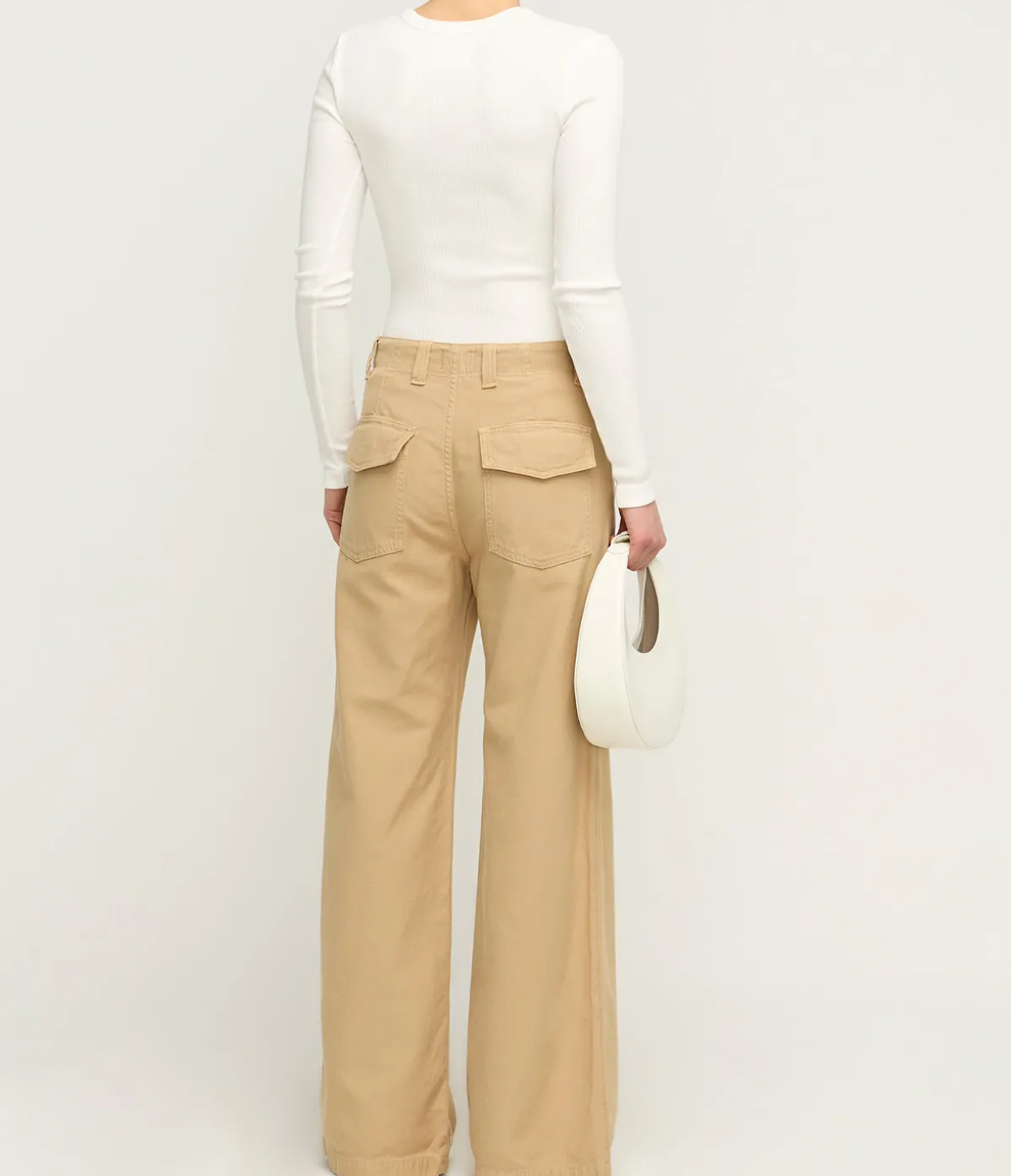 Adeline Long Sleeved Top In Soft White