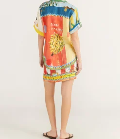 All Aboard Linen Shirt In Multi