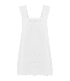 Amelia Mini Dress In Vintage White