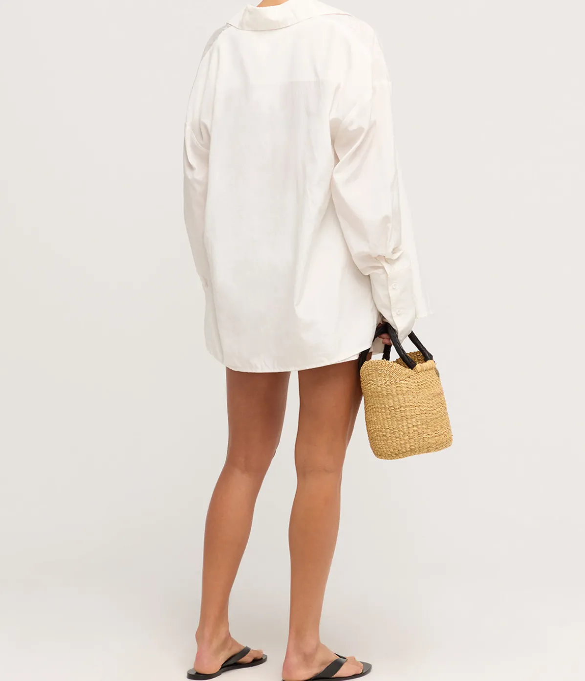 Amelie Silk Blend Shirt In Ivory