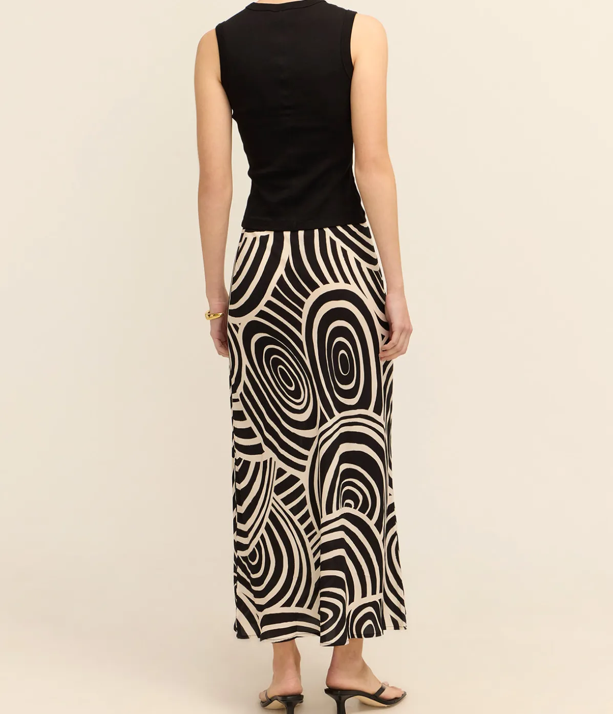 Ardith Skirt In Whirlpool Mono