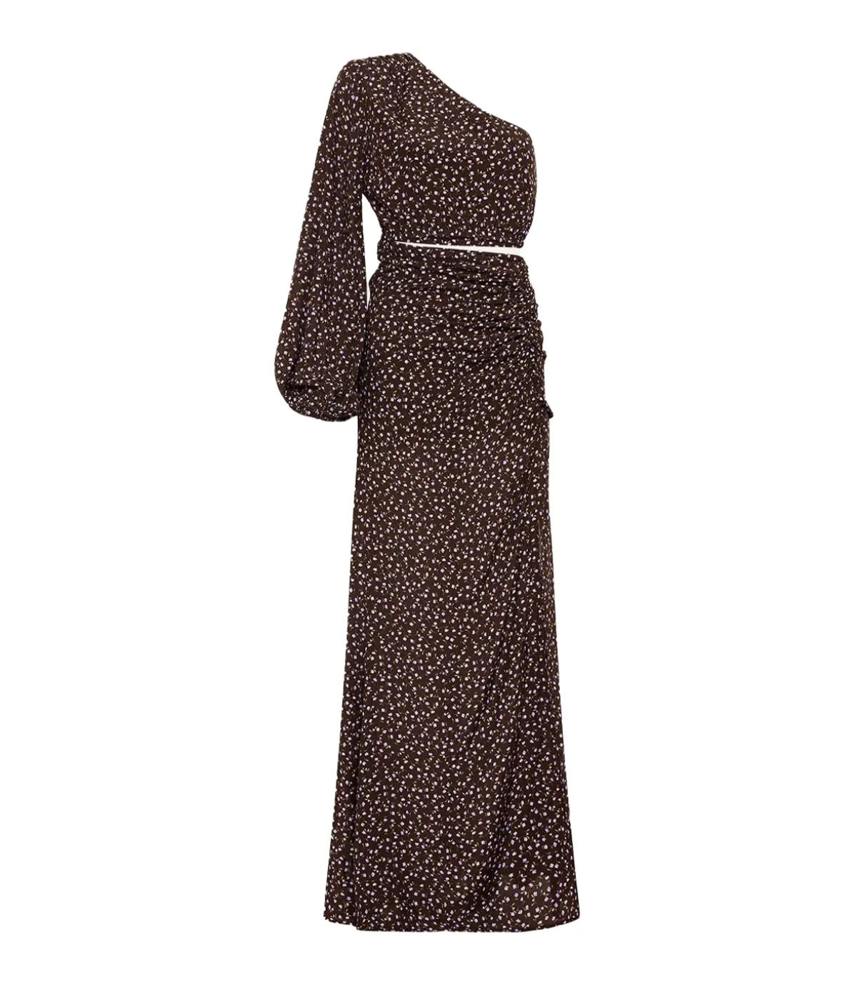 Asymmetric Maxi Dress In Everlasting