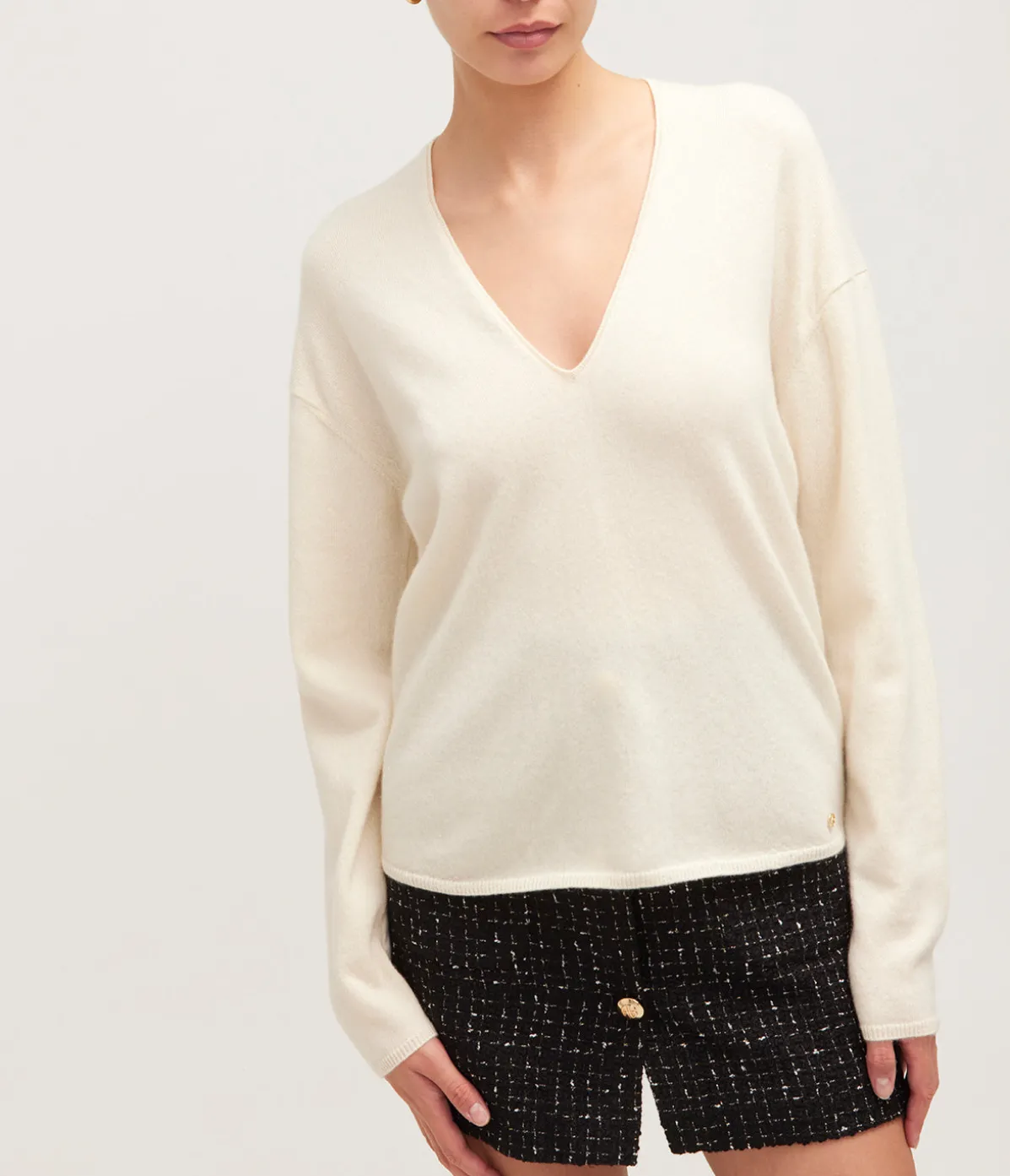 Athena Sweater In Ecru