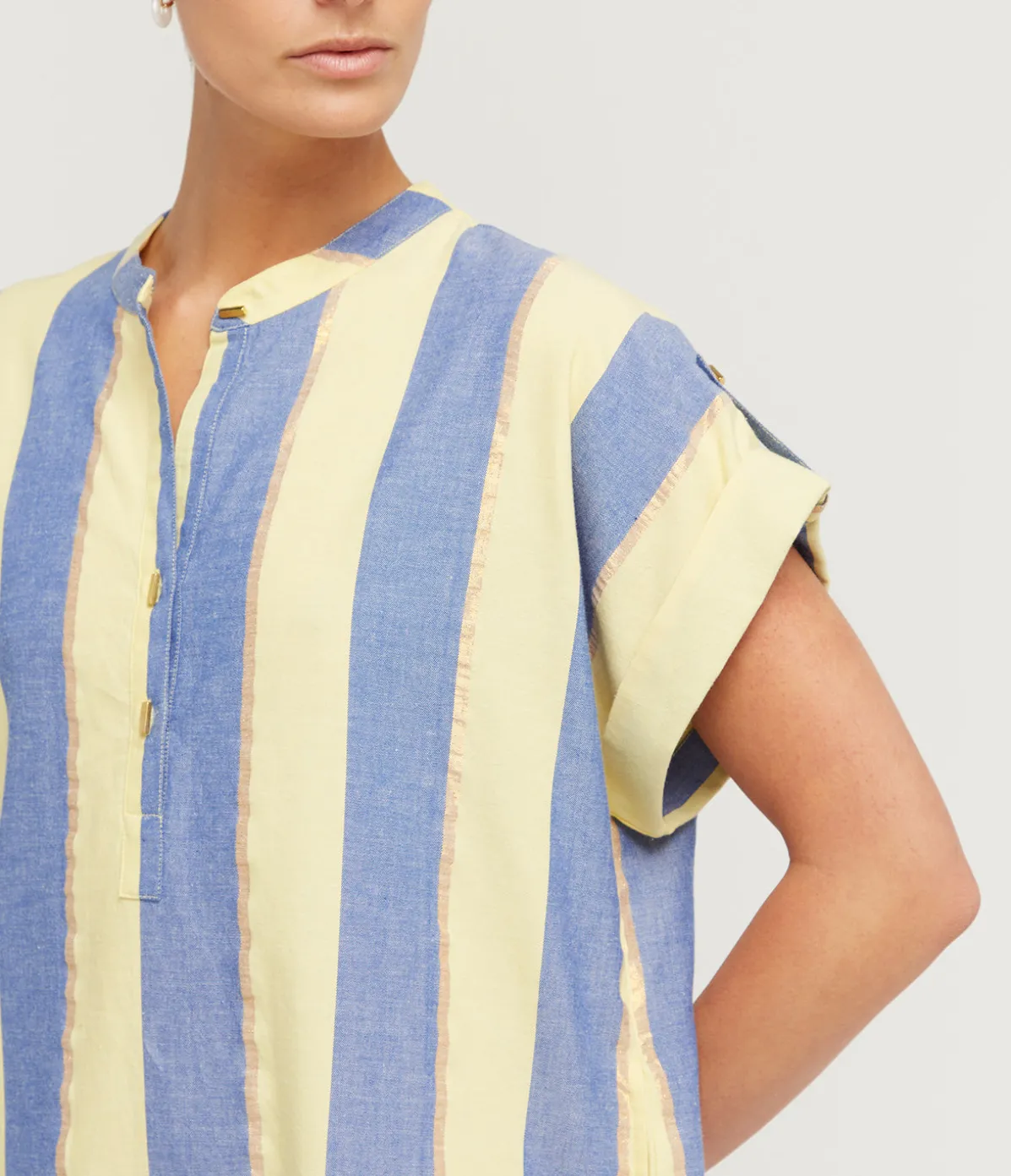 Athena Tunic In Xania Stripe