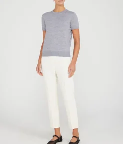 Basic Tee In Cool Heather Grey