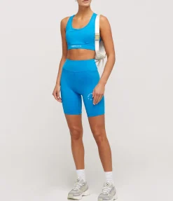 Bike Shorts In Indigo Bunting