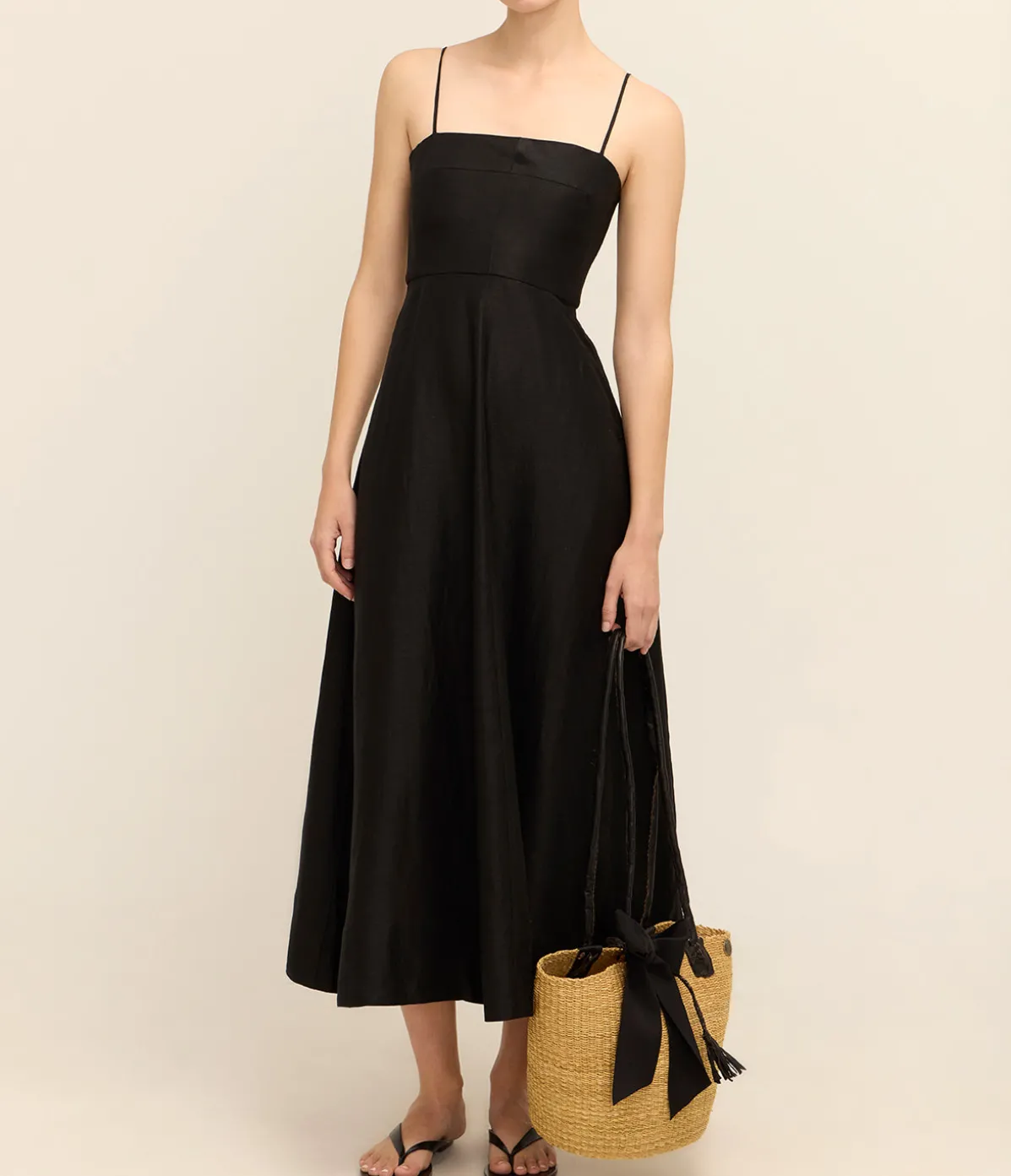 Bormio Flared Dress In Black
