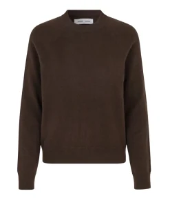 Boston Cashmere Blend Knit In Mole