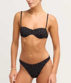 Broderie Balconette In Noir
