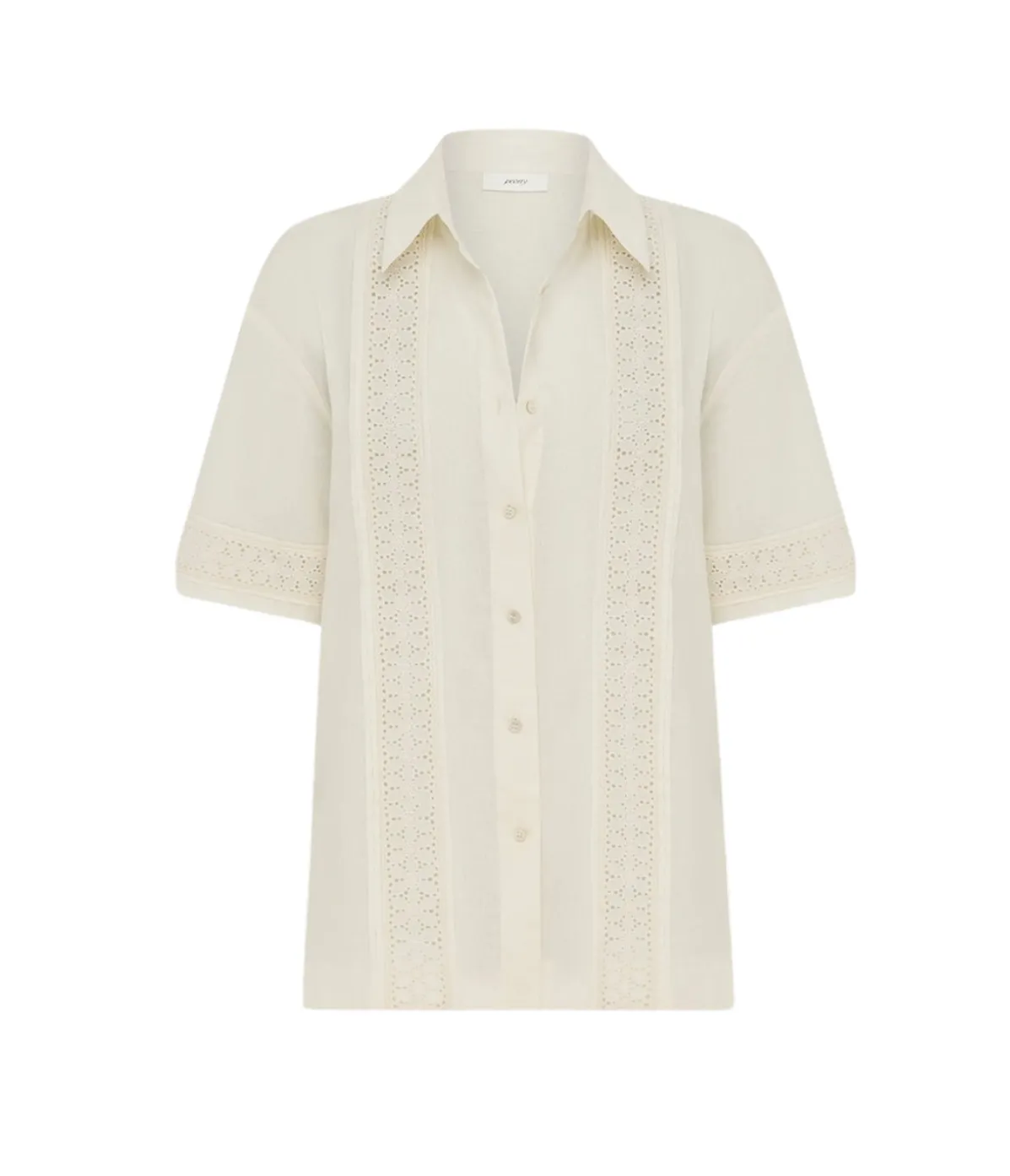 Broderie Shirt In Fleur