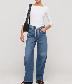 Brynn Drawstring Trouser In Atlantis