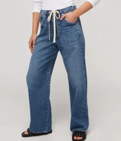 Brynn Drawstring Trouser In Atlantis