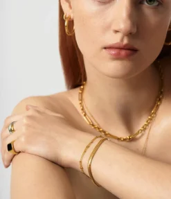 Camail Chain Bracelet In Gold