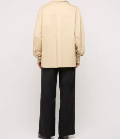 Cameron Cotton Shirt In Sand