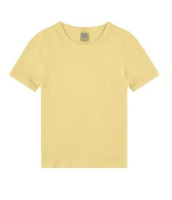 Car Fitted Crew Tee In Straw