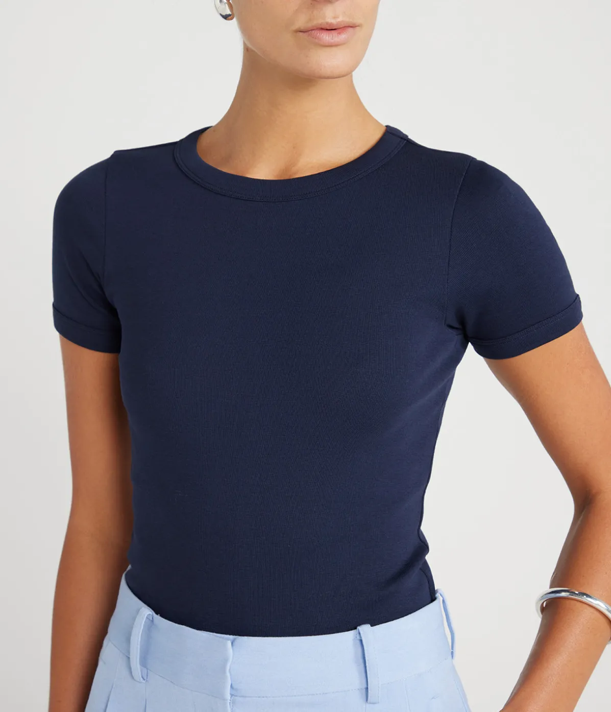 Car Tee In Navy
