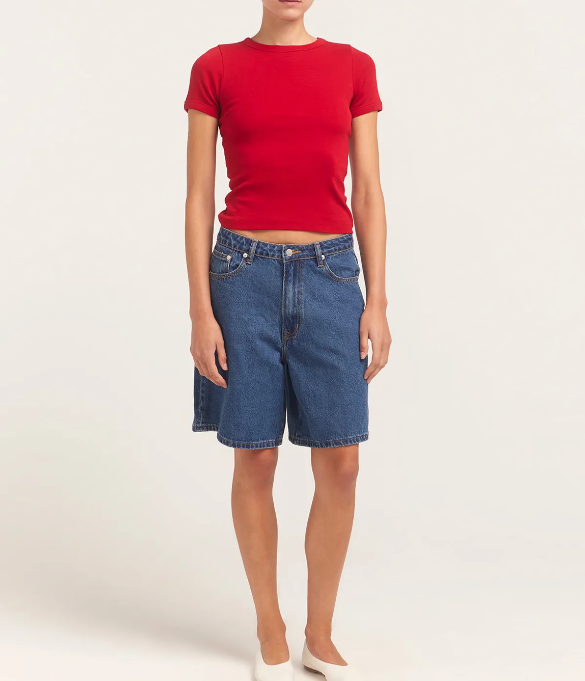 Car Tee In Red