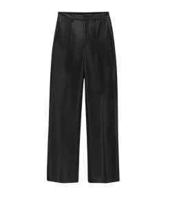 Carmen Recycled Leather Pant In Black