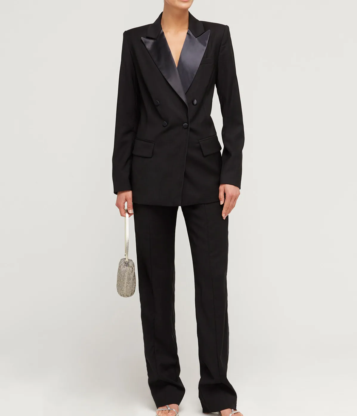 Carnaby Tuxedo Pant In Black