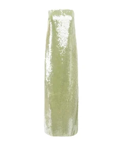 Casey Strapless Dress In Garden Moss