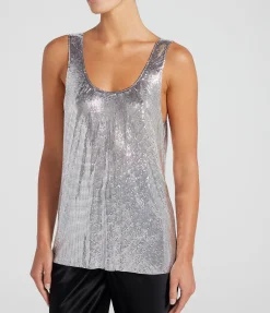 Chainmail Tank In Silver