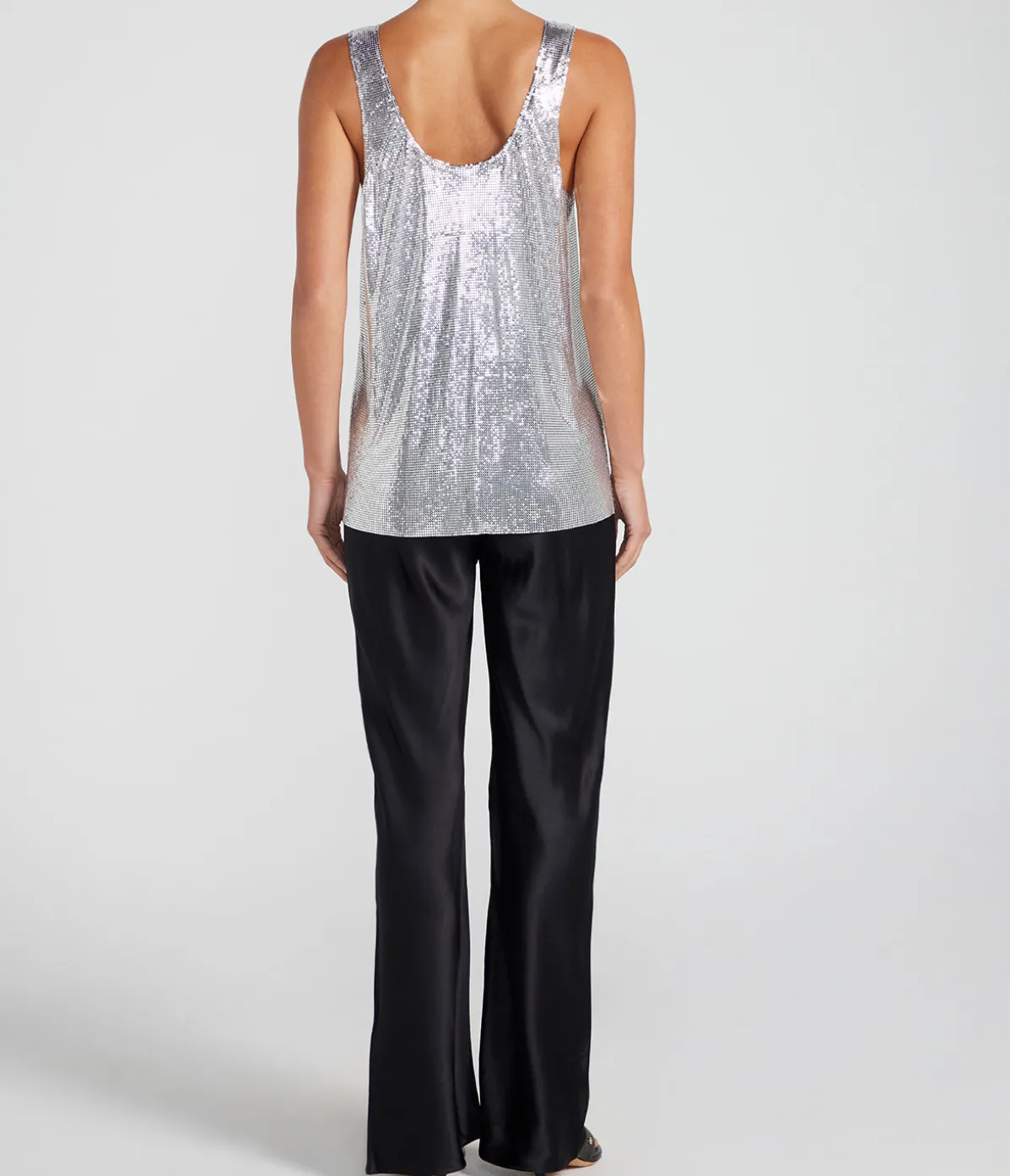 Chainmail Tank In Silver