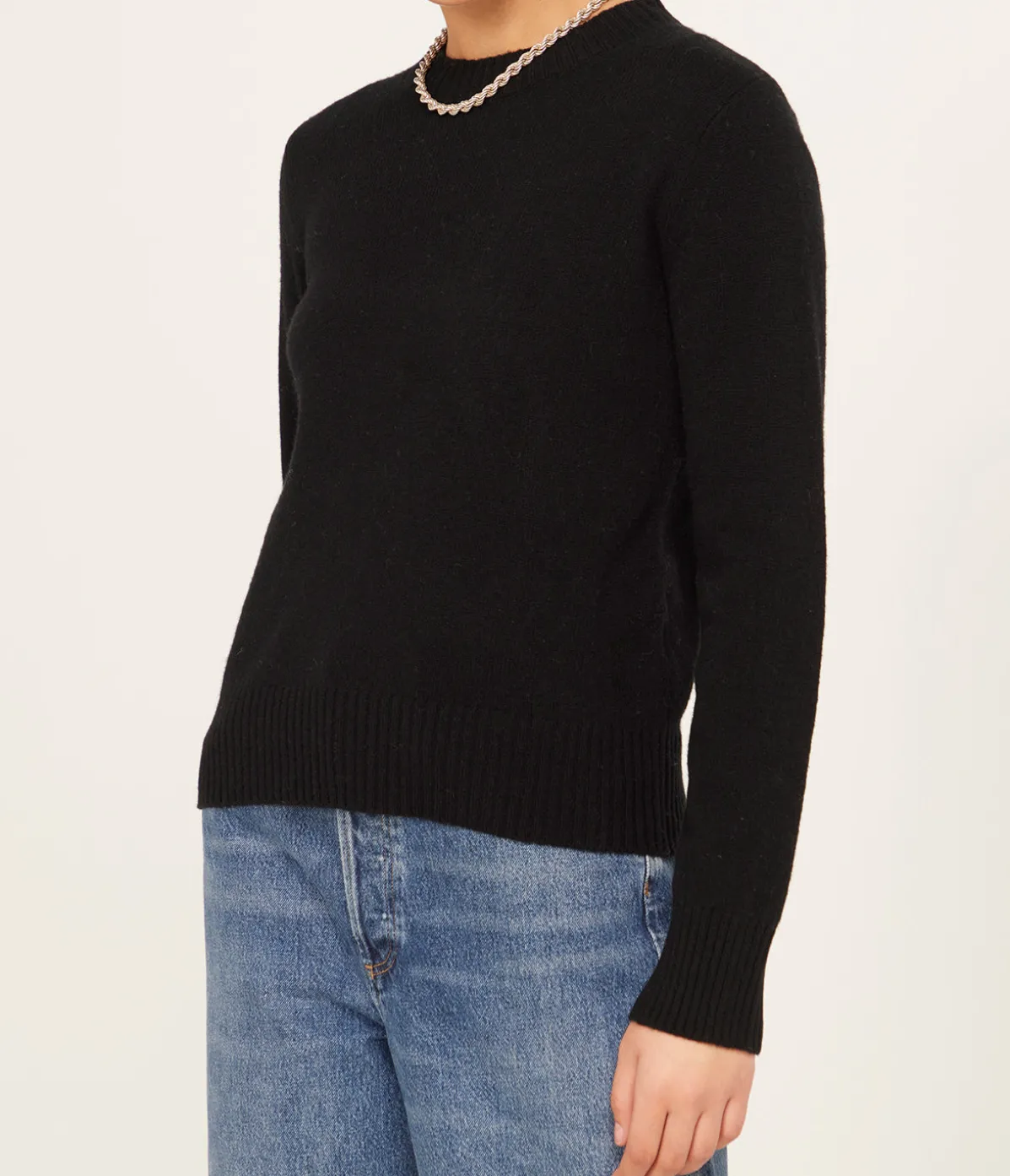 Charlotte Knit Sweater In Black