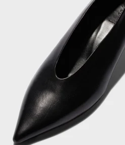 Clara Nappa Leather In Black