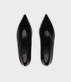 Clara Nappa Leather In Black