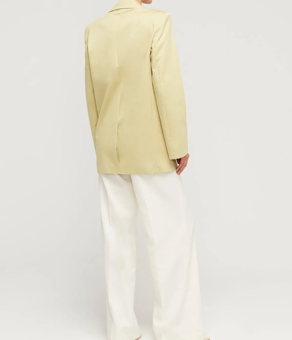 Clarens Twill Blazer In Pale Olive