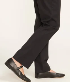 Classic Mary Jane In Black Leather