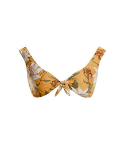 Claude Knotted Bikini Top In Pasiflora