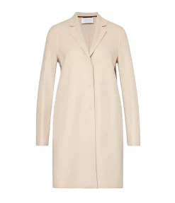 Cocoon Coat In Cream