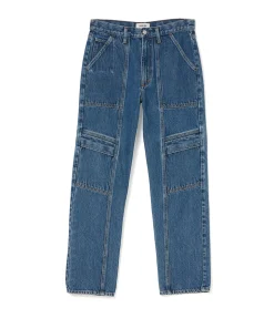 Cooper Denim Cargo Pant In Regulation