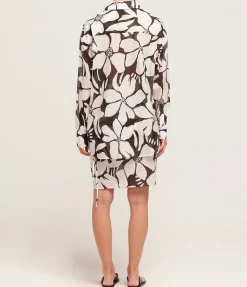 Cotton Silk Shirt In Magnolia