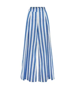 Darcy Palazzo Pant In Aegean Stripe