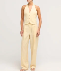 Delphi Waistcoat In Butter