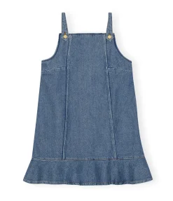 Denim Mini Dress In Tint Wash