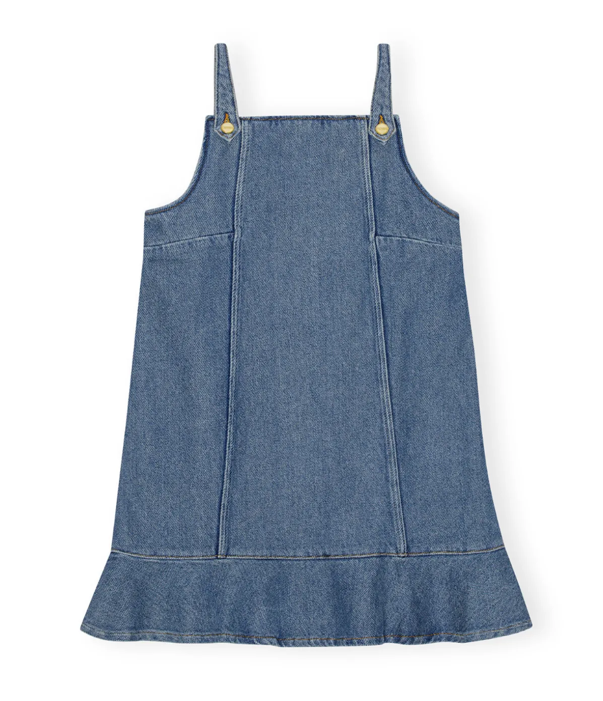 Denim Mini Dress In Tint Wash
