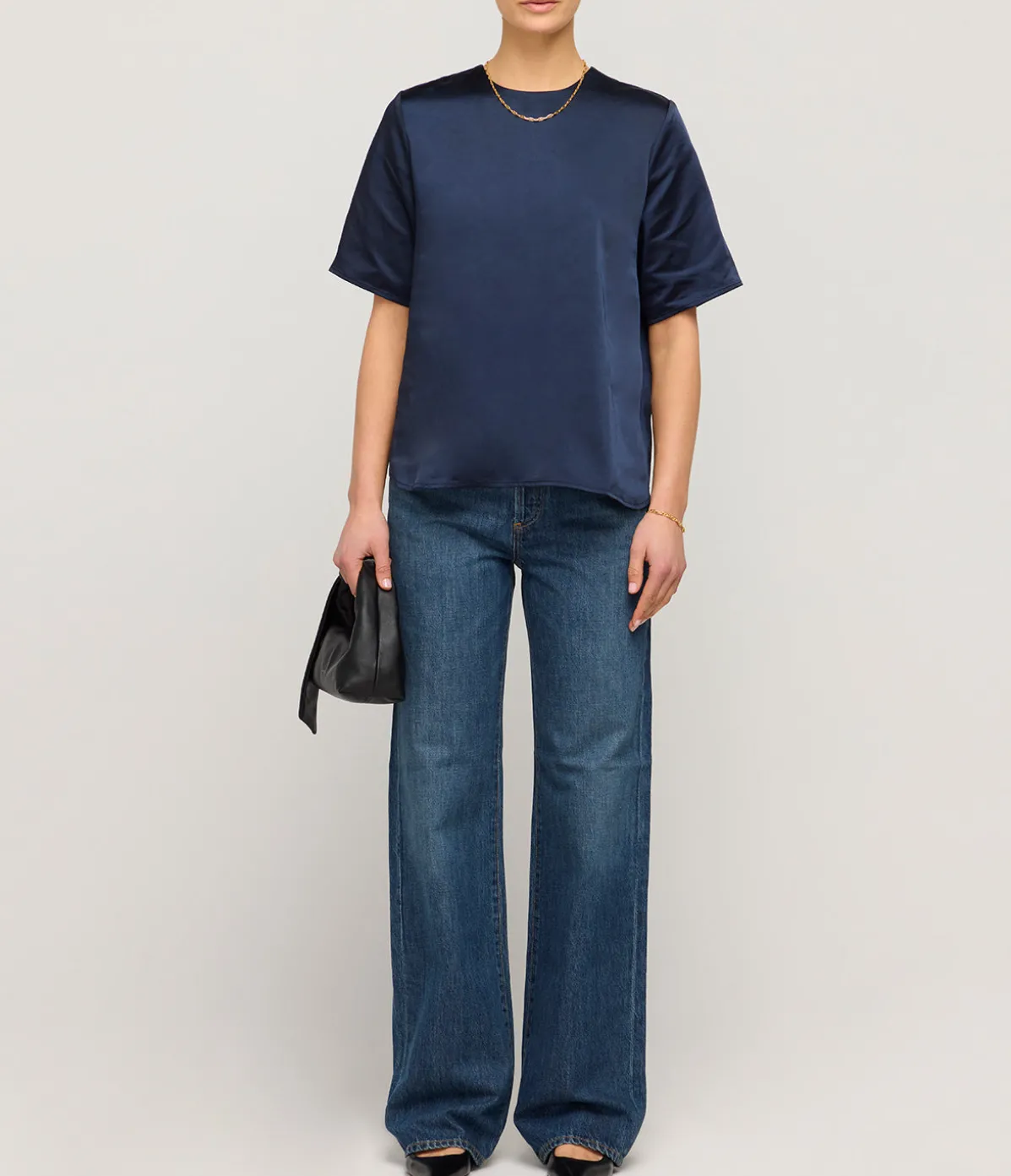 Denise Short Sleeve Top In Salute