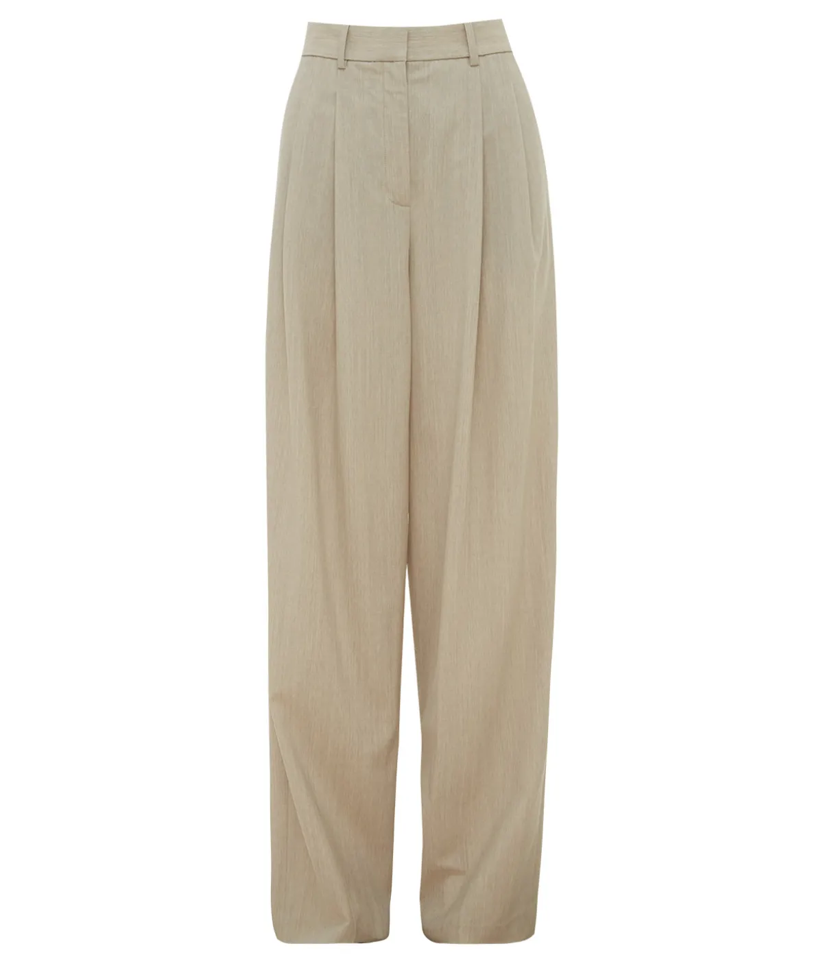 Double Pleat Pant In Sand Melange