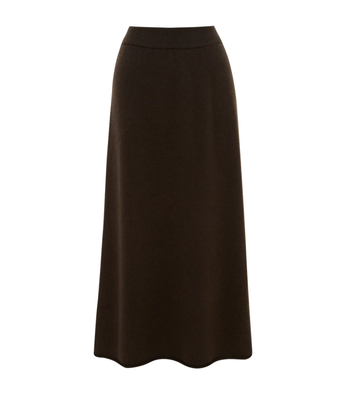 Elin Knitted Skirt In Wood
