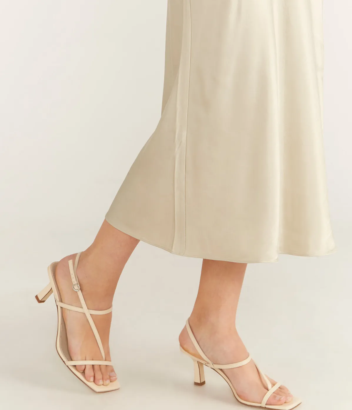 Elise Nappa Heel In Creamy