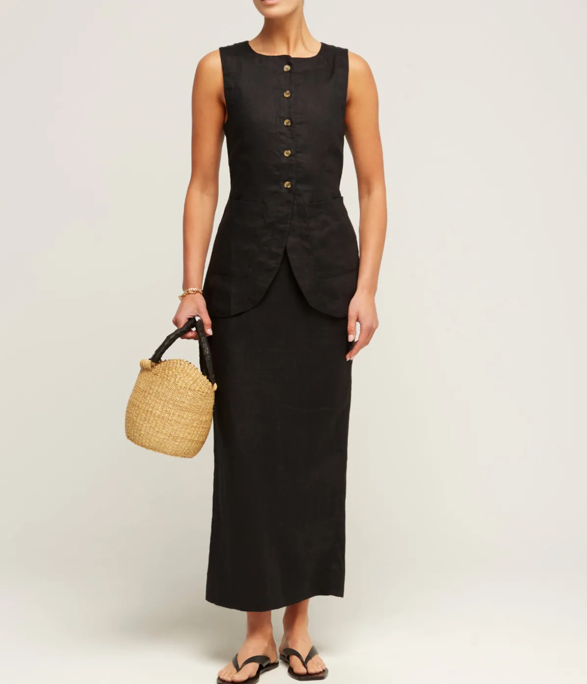 Emma Pencil Skirt In Black