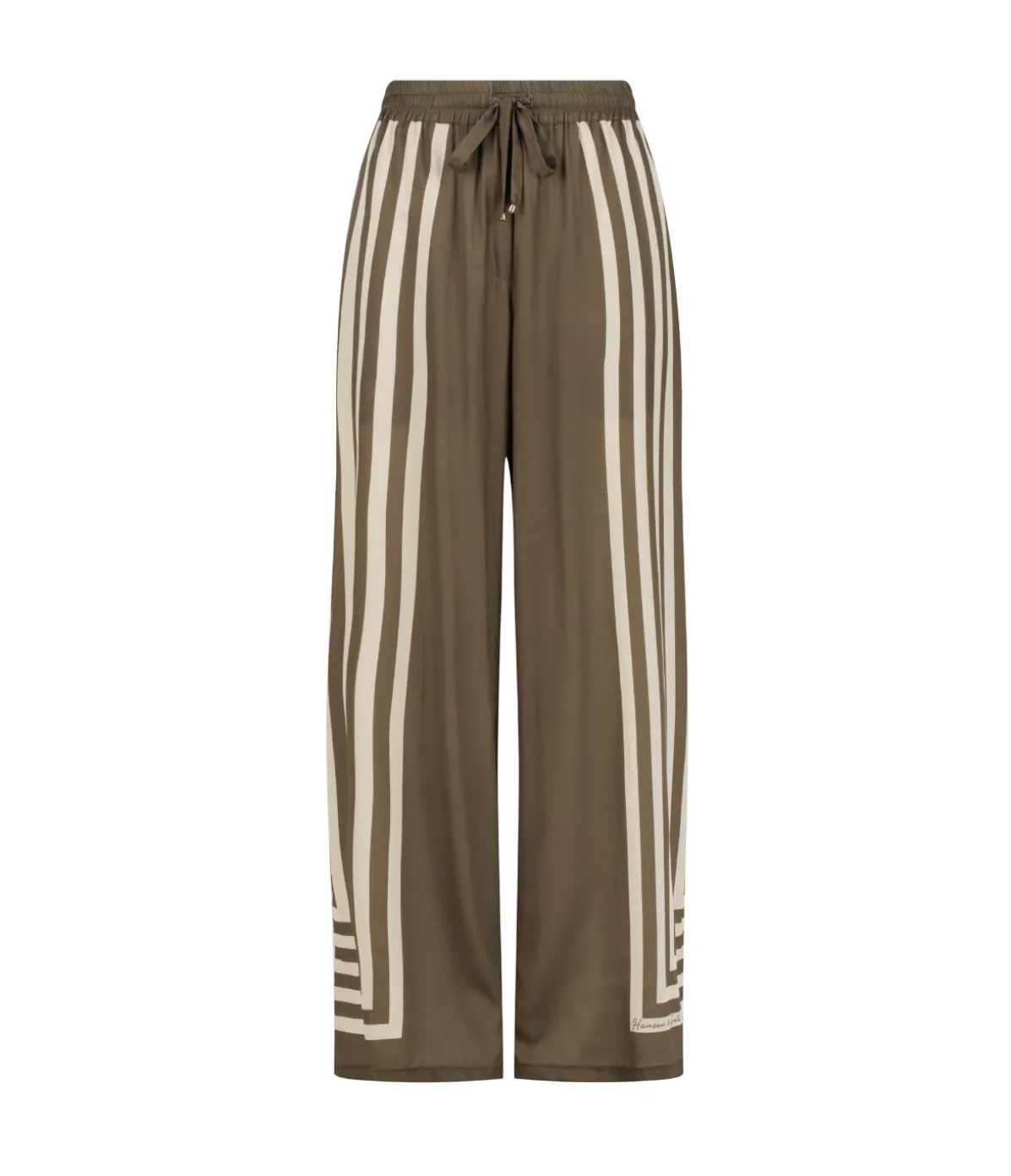 Empress Pant In Moss Stripe