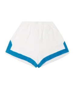 Estate Towelling Short In Bianco Ciano