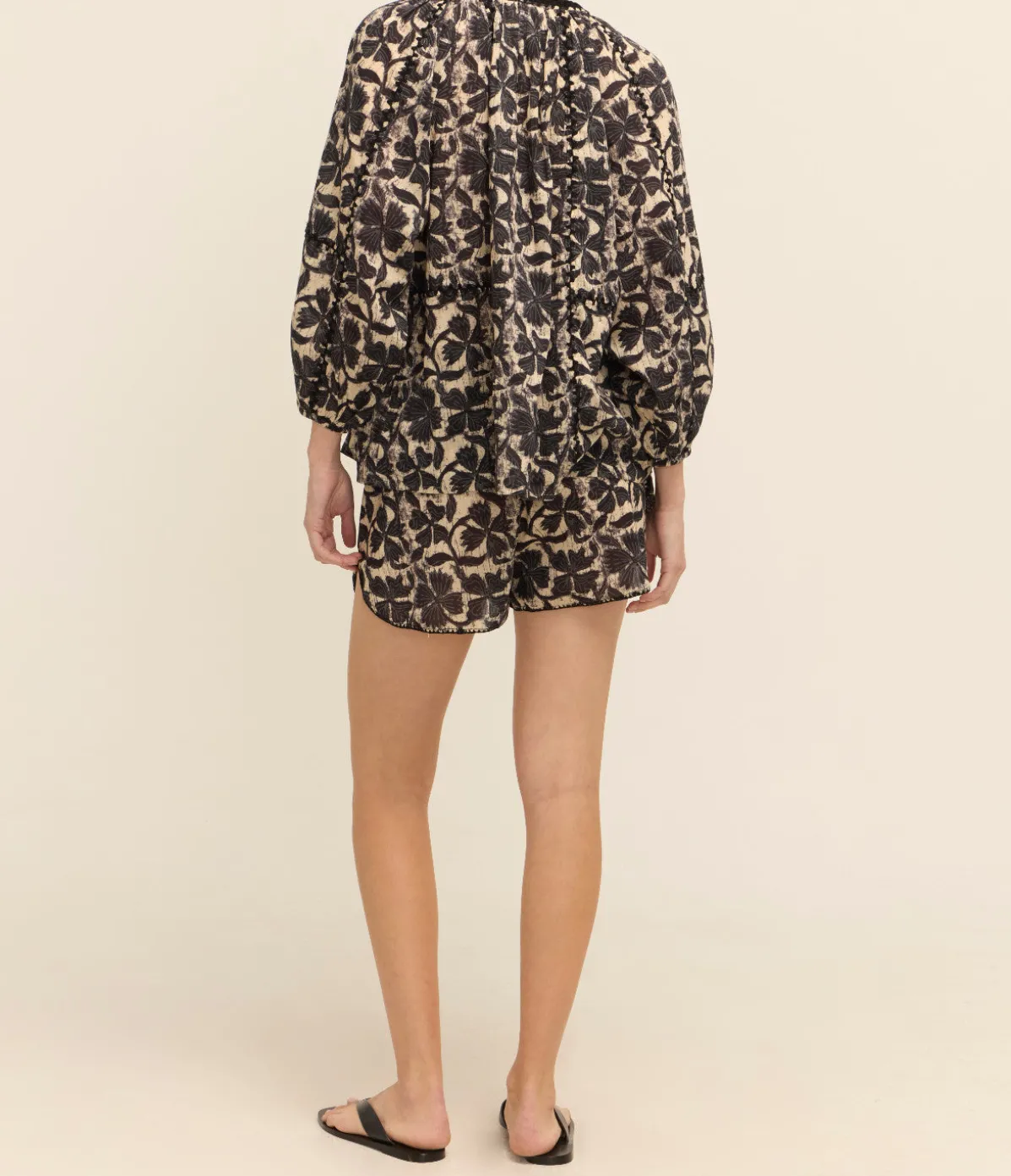Euthenia Blouse In Clover Print