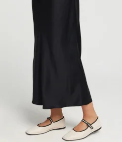 Fabiana Ballet Flat In Bone And Black