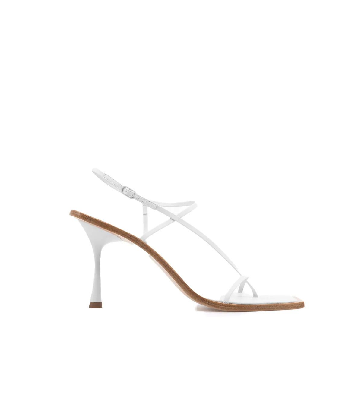 Filament Cross Over Heel In White