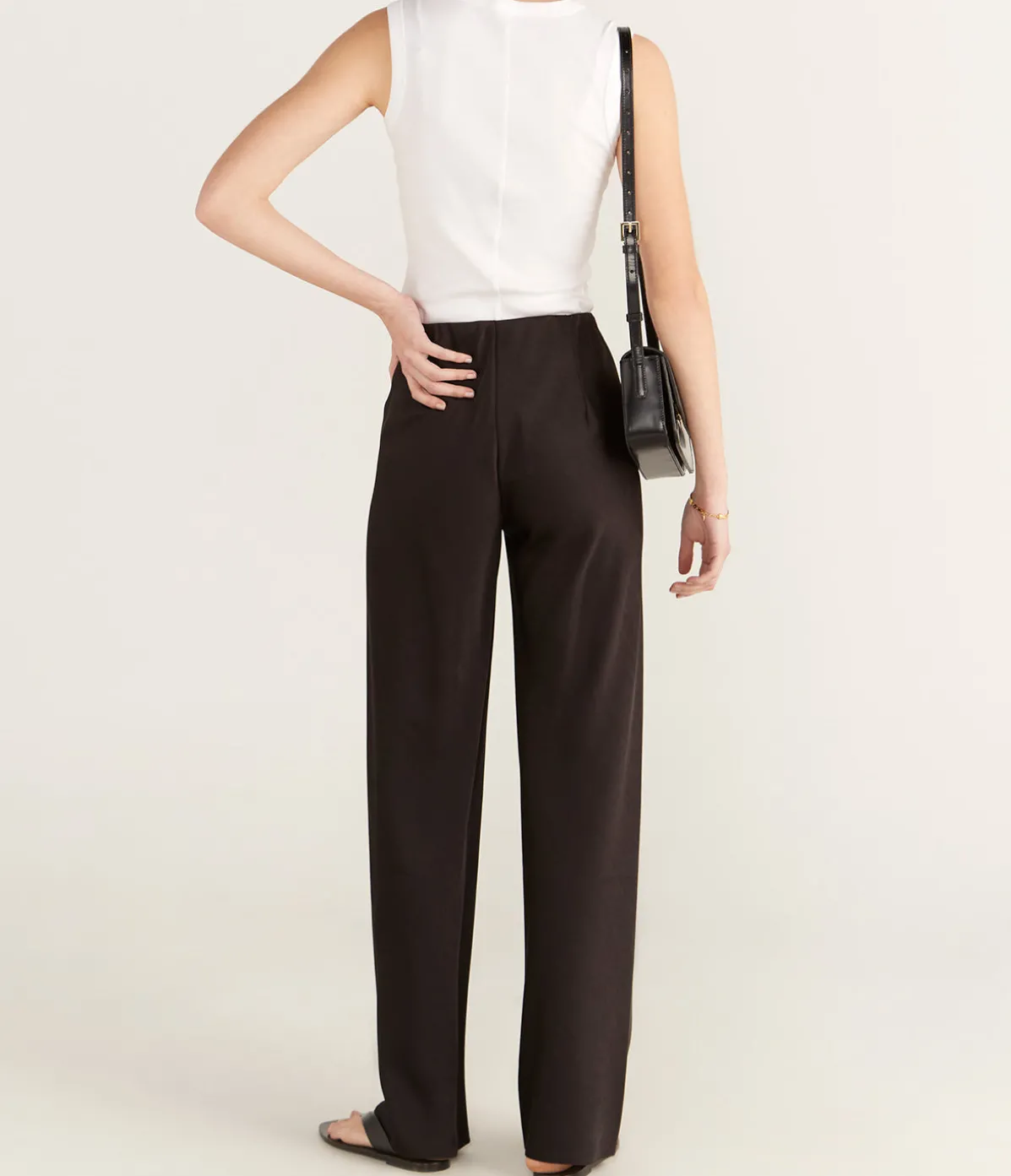 Fluid Bias Pant In Black